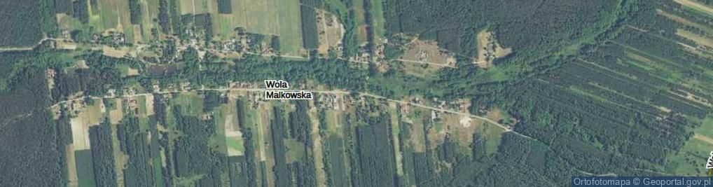 Zdjęcie satelitarne Wola Malkowska ul.